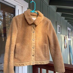 Madewell Barn Coat Sherpa Portland Teddy Jacket Size Small